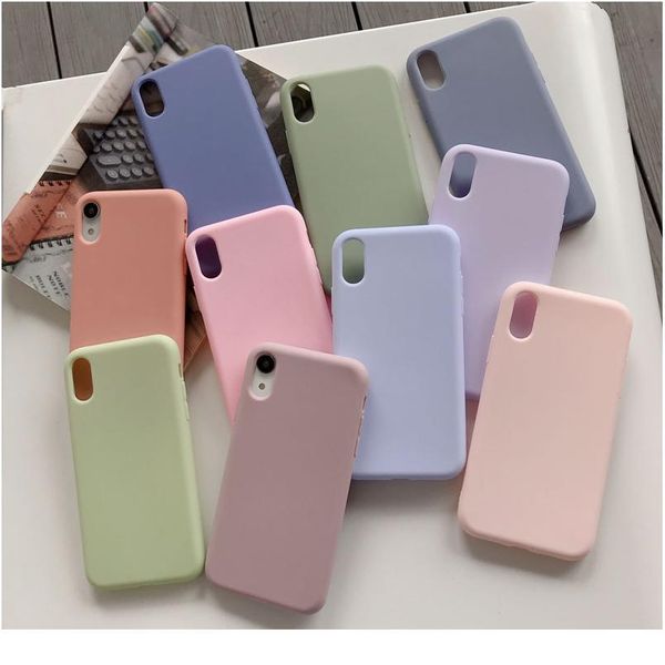 

20 styles soft sile tpu phone cover for iphone 11 pro max xs max xr x se2 8 7 6 wmtrzp