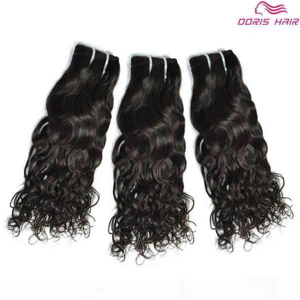 

grade 8a natural wave human hair bundles 3 pcs lot hair weaves weft mink human hair extensions ing, Black