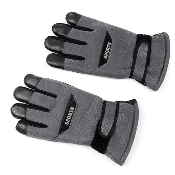 

thickened protective gloves anti-slip touch screen winter keep warm gloves breathable windproof skiing1