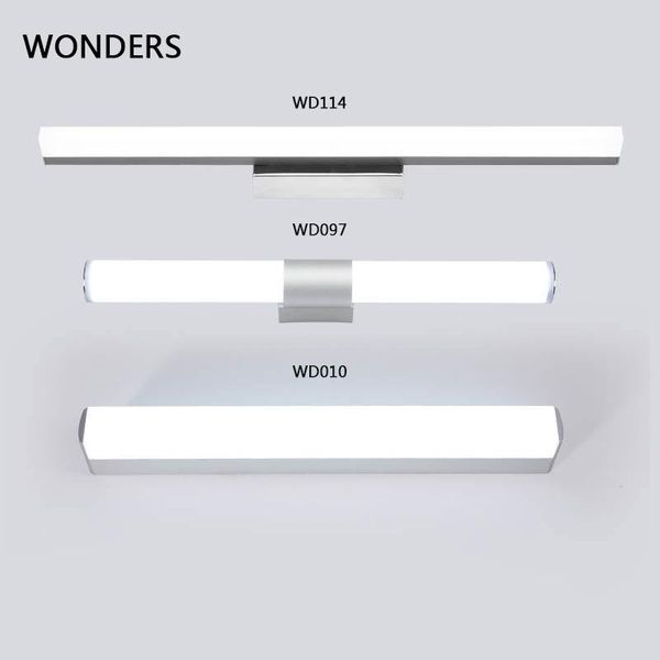 

wall lamp modern super bright long strips led mirror light simple style indoor decors acrylic lamps for bathroom bedroom kitchen