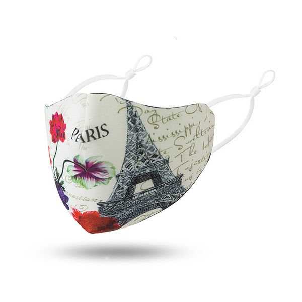 

designer unisexvortex lines adjustable coloured drawing pattern protective mask dust and haze breathable face