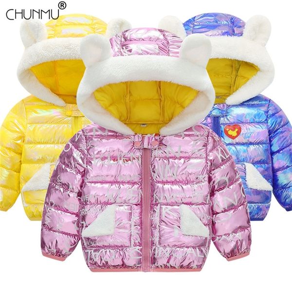 

baby girls coat & jacket children outerwear winter hooded coats winter jacket fashion kids coat children's warm girls clothing lj200822