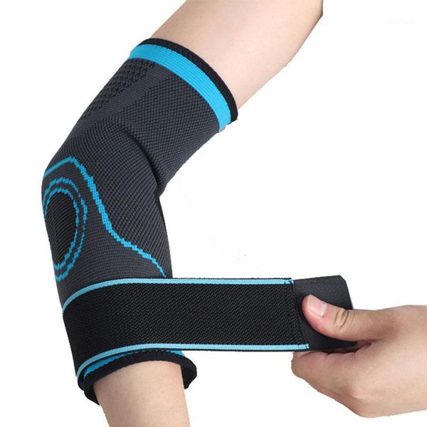 

elbow & knee pads 1pc sports outdoor pressure cycling protection running breathable protective basketball support1, Black;gray