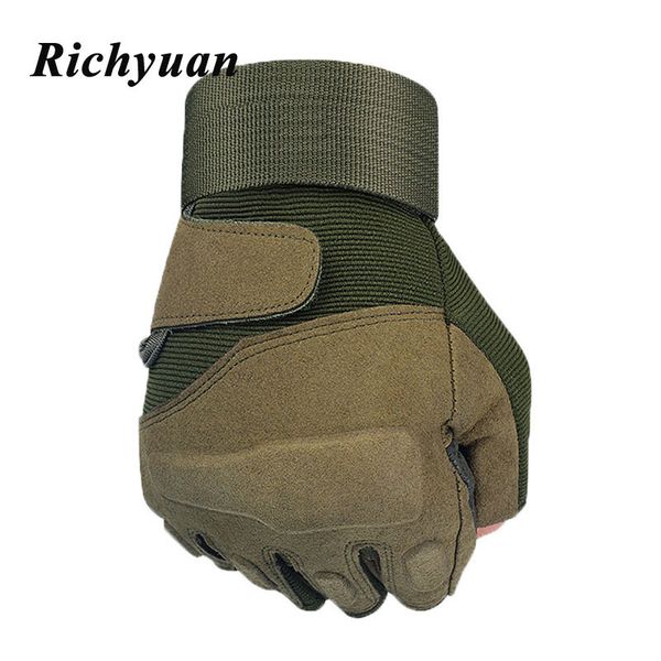 

new hell storm us military special forces tactical army slip outdoor men fighting fingerless gloves, Blue;gray