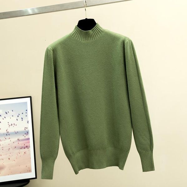 

hlbcbg thick autumn winter warm women pullover sweater basic casual turtleneck sweater soft warm female jumper, White;black