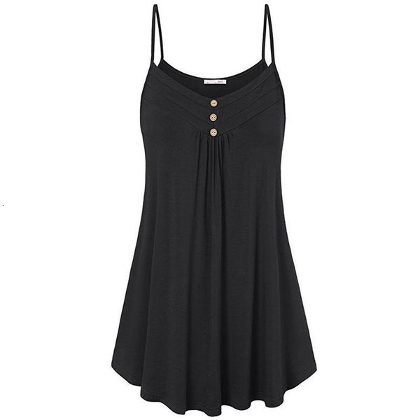

spaghetti strap v-neck blouse women solid sleeveless summer shirt plus size casual blusas female fashion long ladies, White
