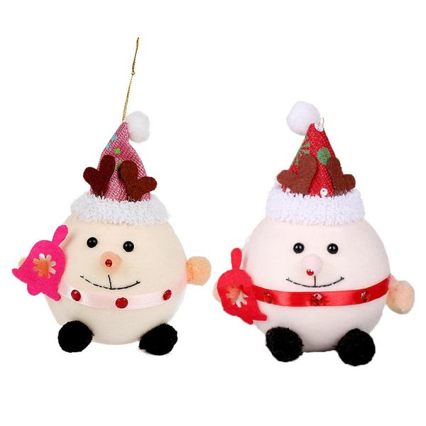 

2pcs antler pendants decoration snowball ornaments doll for christmas tree decoration pendant christmas tree decor for christmas yxlikk