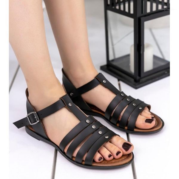 

wanda black skin sandals1