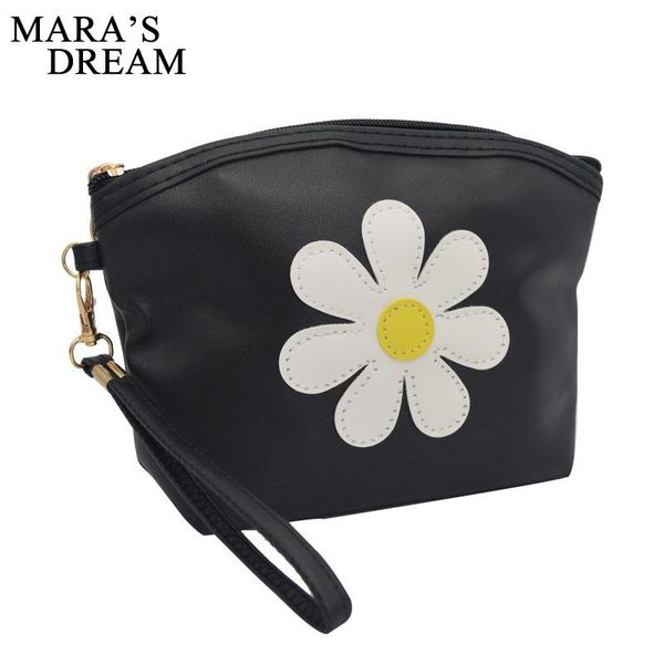 

mara's dream women cosmetic cases new fashion applique zipper women wash bag storage bag casual simple multifunction