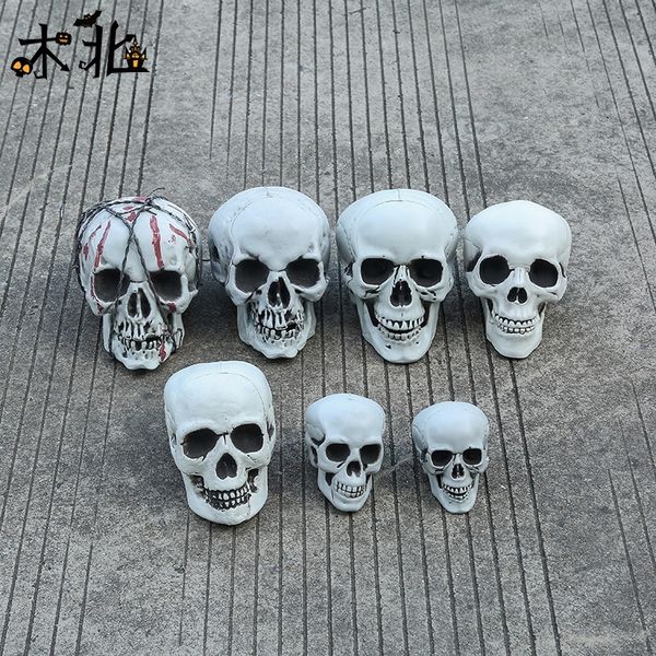 

rhp84 halloween скелет глава партии украсит моделирования реквизита и реквизит череп привидений дома viuuf украшения трюка череп голова ужас