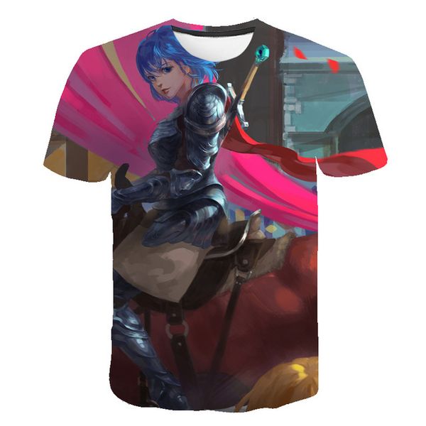 

hero overlord retro print 3d print shirts anime oversized funny men clothing