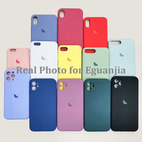 

soft liquid silicone phone case for iphone 11 pro x xr xs max 7 8 6 6s plus se2020 cover camera protection with