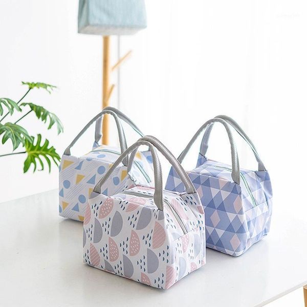 

portable milk bottle thermal insulation lunch bag women oxford cloth picnic cooler bag lancheira bolsa termica1