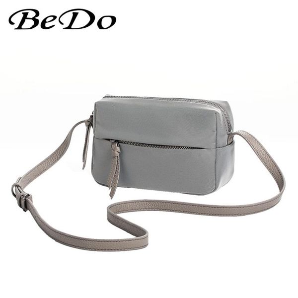 

brand design nylon shouler b genuine leather long strap messenger bags for women classic crossbody shoulder bag female bolsa