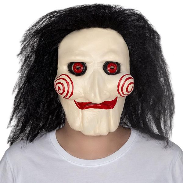 

patygr jigsaw saw billy puppet face mask halloween cosplay guy costume prop masquerade