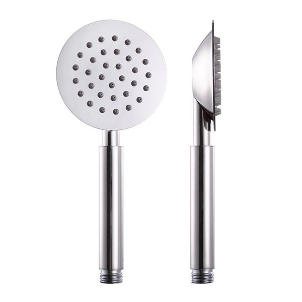 

304 stainless steel round tube shower hand-held shower