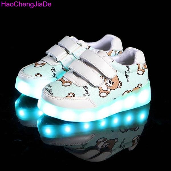 

kids glowing luminous sneakers for girls usb charging basket led toddler children shoes with light up casual boys lighting sole, Black;red