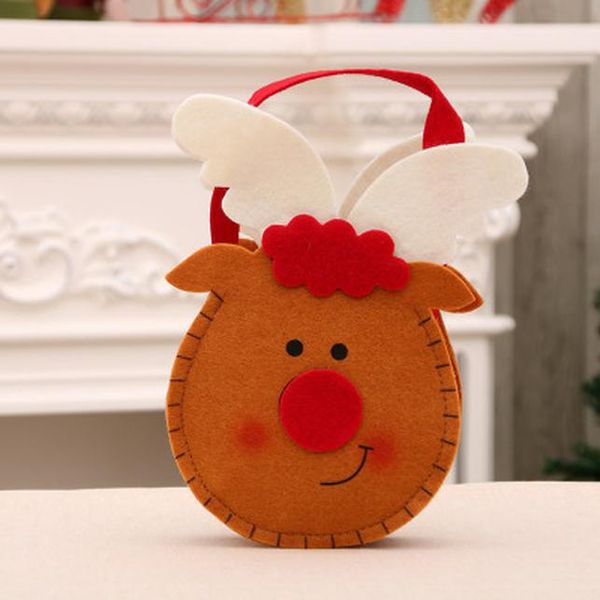 

2018 рождественская елка санта-клаус снеговик узор конфета сумка сумка домашняя вечеринка украшения украшения украшения подарочная сумка рож