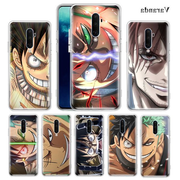 

piece anime face cases for oneplus 8 7 7t pro 5g 6 6t 1+ 8pro one plus 7pro luxury soft silicone phone coque carcasa
