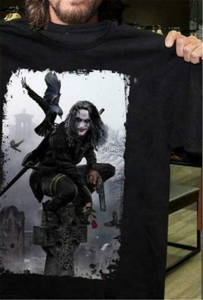 

the crow and eric draven horror movie black cotton men full size s 3xl custom print hoodie designers t shirts sweatshirt
