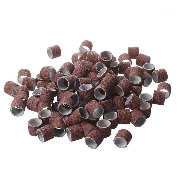 

100pc 1/2" sanding bands kit with 2 sanding drum mandrel for dremel rotary tools1