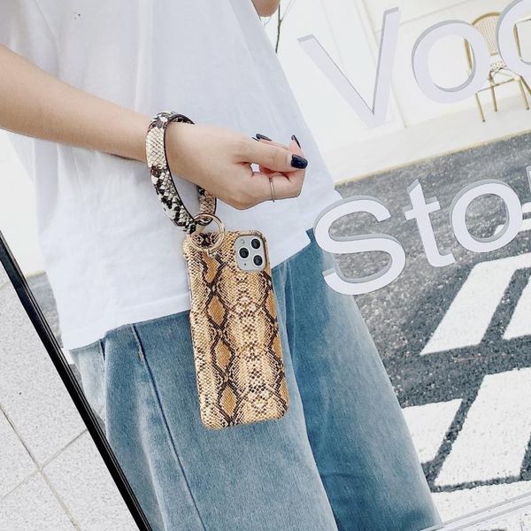 

роскошные змеиной pattern мода большой браслет fhx-xs6 телефон чехол для iphone7 / 7р 8 / 8р x xr xs max 11pro max случай мобильного телефон