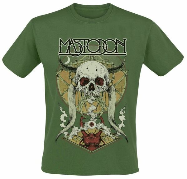 

mastodon ritual skull t-shirt green sport hooded sweatshirt hoodie