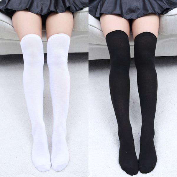 

qavdv new style stockings women's medium knee three socks korean bar women medium tube students skateboardsocks stripe lwtoi, Black