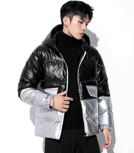 

men cotton coat mens thick warm hooded jackets fashion mens casual winter coats windbreaker 3 colors size m-8xl, Black
