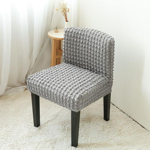 

low back dining table cover home l chair cover jacquard fabric stretch one-piece modern simple custom made solid color