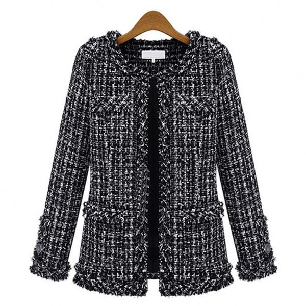 

autumn winter long sleeved outerwear women simple lace-up solid long cardigan coats elegant lapel wool &amp blends jacket, Tan;black