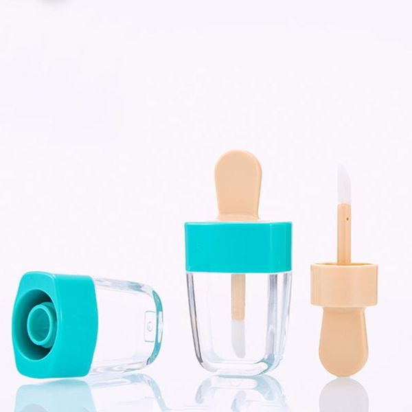 

12pcs 8ml empty mini lip gloss tube clear diy lipstick glaze container