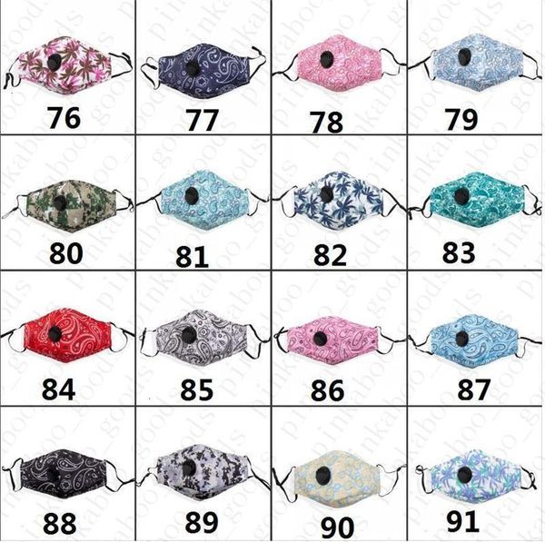 

cotton mask with face adults filter dustproof pocket floral camo printing mouth masks anti dust haze mouth-muffle40ls