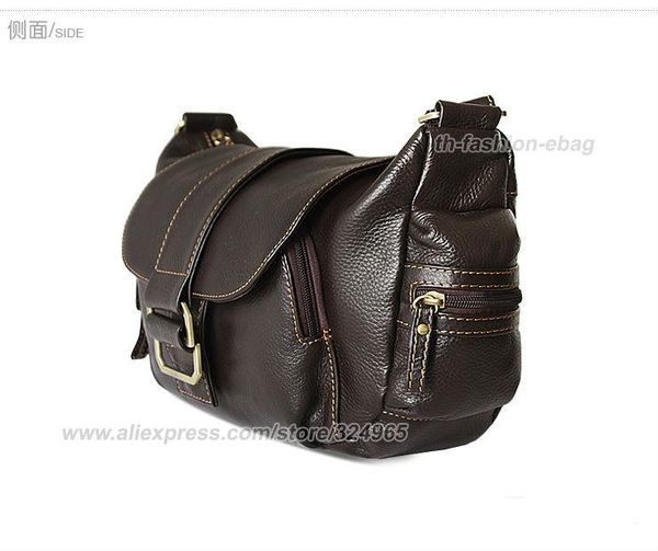 

2020 fashion leather women messenger bag genuine leather shoulder bag sling casual women 2014 crossbody female ship