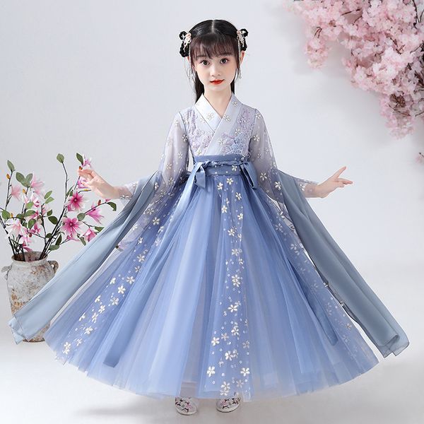 

girl's old fairy costume, tang costume, hanfu, girl's chinese costume, Red