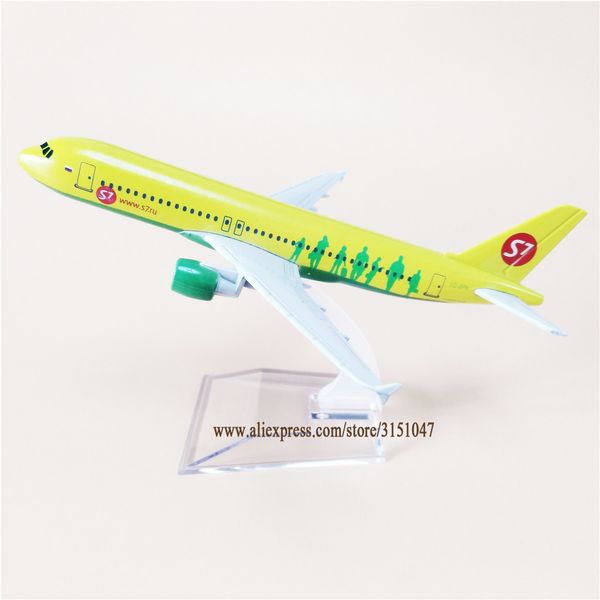 

russian siberia s7 airlines airbus 320 a320 air airways airplane alloy metal model plane diecast aircraft 16cm gift
