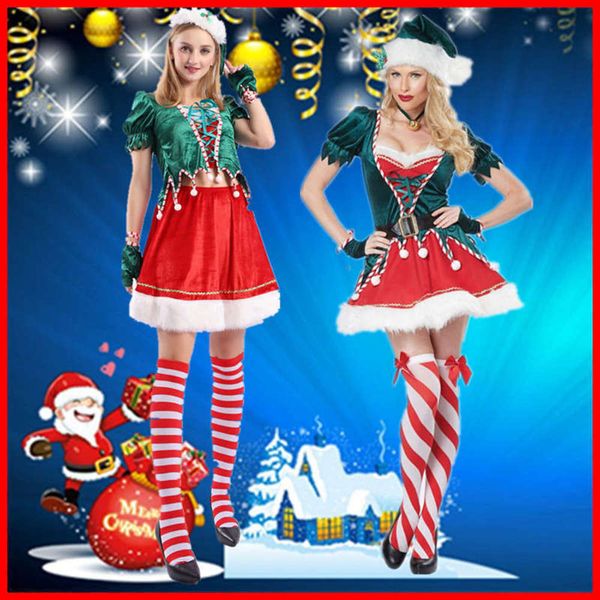 

tree new clothes lovely green christmas party stage costumes, Black;gray