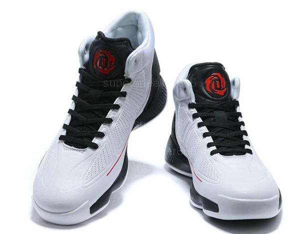 

10s men 2020 d 10 basketball sneakers derrick rose x bounce brown high boots trainers shoes 40-46 a33, Black