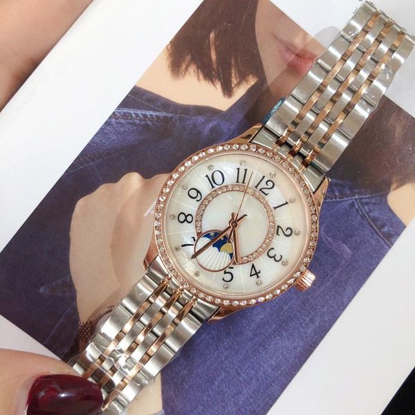 

2021 new watch ladies fashion quartz watch designer stainless steel strap classic ladies sports and leisure brand watches 1 x, Slivery;brown