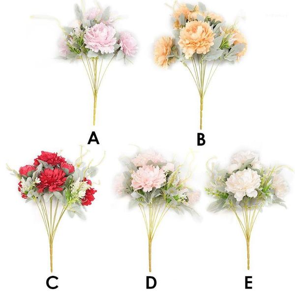 

decorative flowers & wreaths fake vintage artificial peony silk wedding home ornaments for party meeting room decoration 48cm1