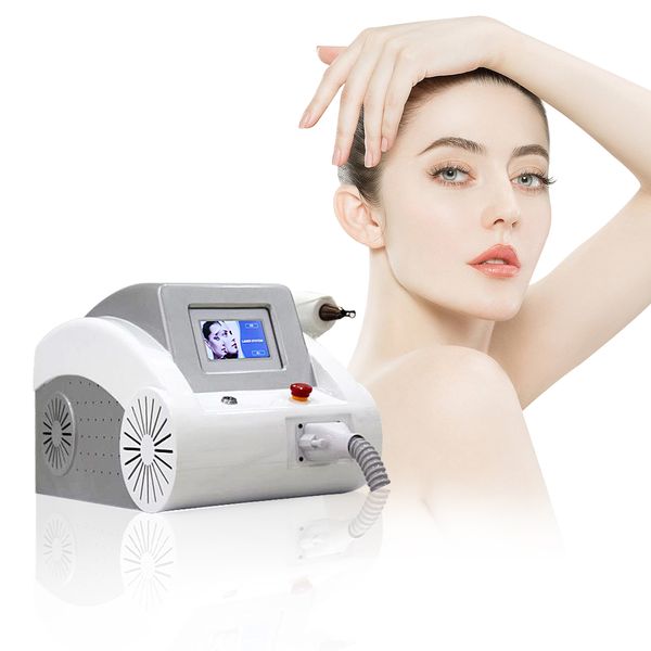 

professional q-switch nd yag facial carbon stripping laser acne tattoo removal equipment to remove eyebrows 1064nm 532nm 1320nm, Black