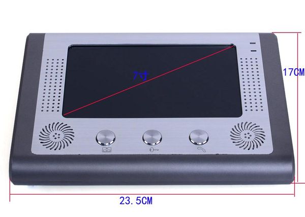 

smartyiba 7"home security camera wired video intercom doorbell indoor unit outdoor and unit camera video doorbell