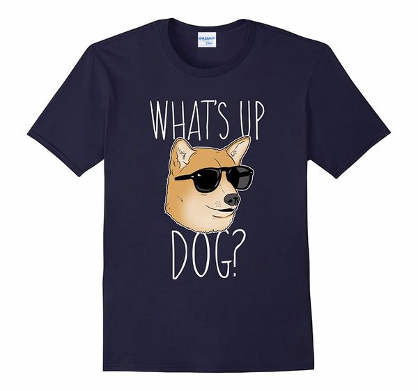 

new fashion t-shirt short sleeve what's up dog funny shiba inu tee shirt sport hooded sweatshirt hoodie
