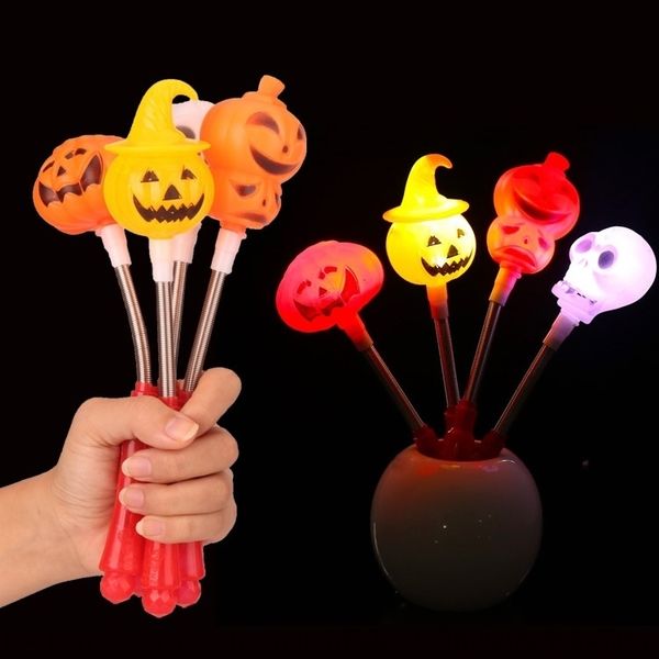 

bxnhr halloween spring stick stick children pumpkin toyprop toyled toys props ghost plastic props lamp halloween spring flash flash children