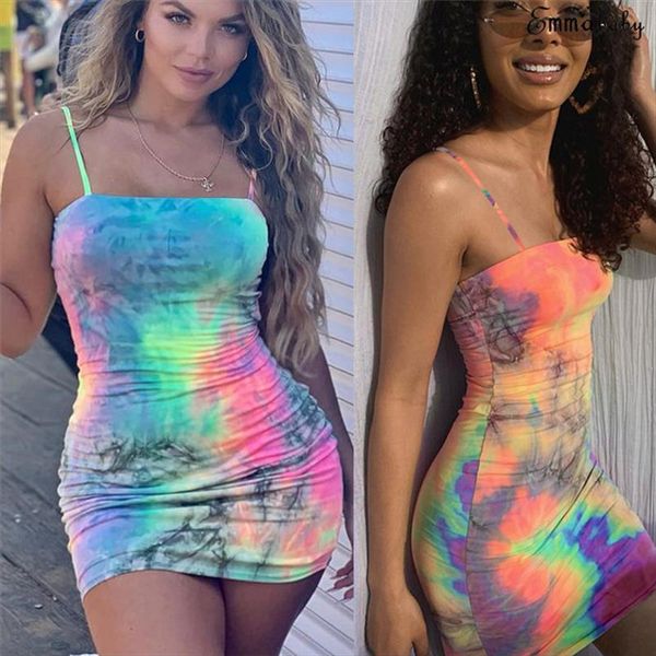 

2019 brand new женщины женщины sling рукавов slash шеи галстук крашения печати bodycon короткие мини платье карандаша для партии коктейль-кл, Black;gray