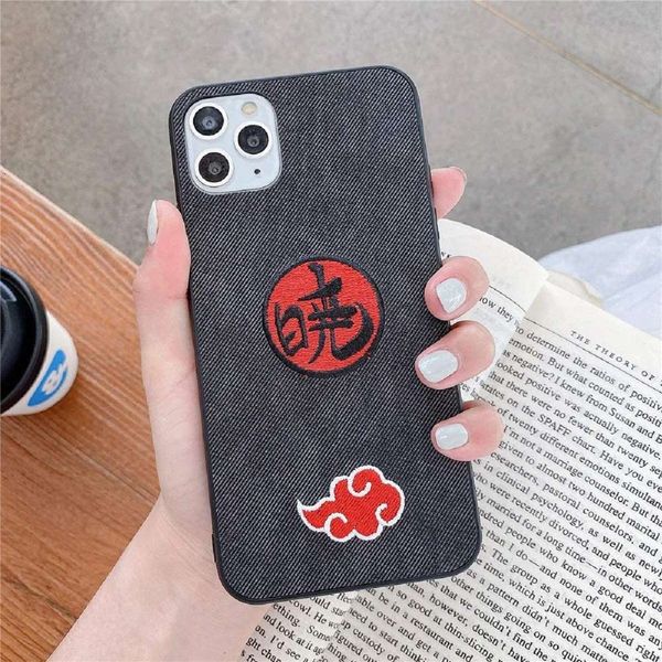 

sewqfuturecase anime naruto akazuka embroidered cloth for vip 6 6s 7 8 plus x xr xs 11 12 pro max mini se 2020 cartoon case (1,vtrvgt