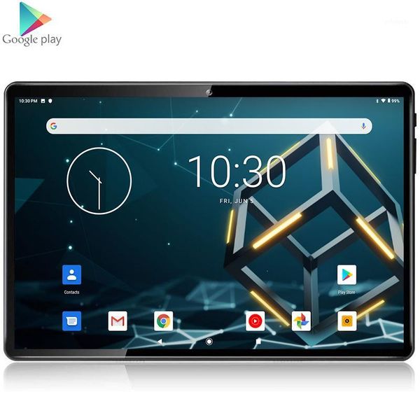 

tablet pc 2021 tempered 2.5d 10 inch 3g android 9.0 pie quad core 32gb rom wifi gps 10.1 ips gifts1