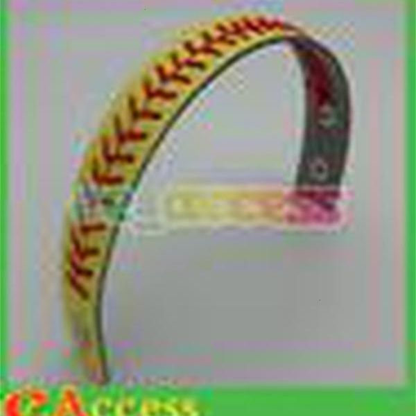 

leather factoryh6disoftball real seam yellow fastpitch discount bracelets with ing