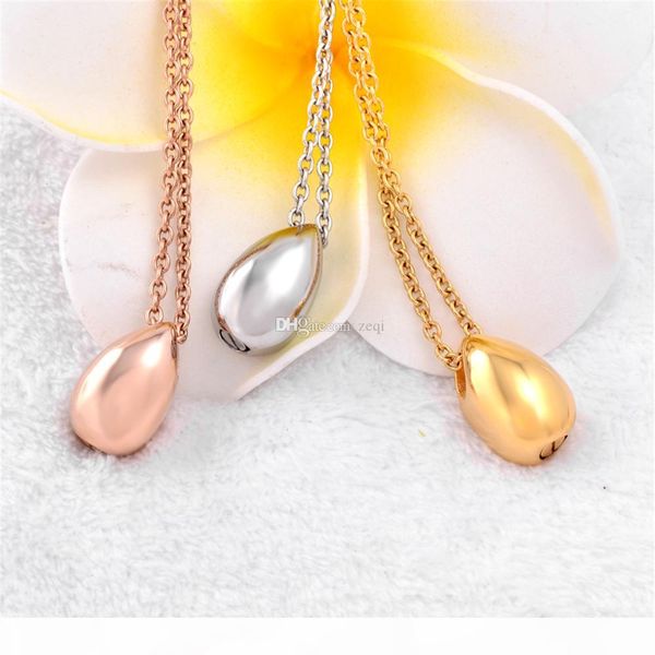 

4 colors tear-drop cremation urn pendant pet (dog cat) urn ash keepsake urns memorial jewelry for human ashes jewelry sale, Silver