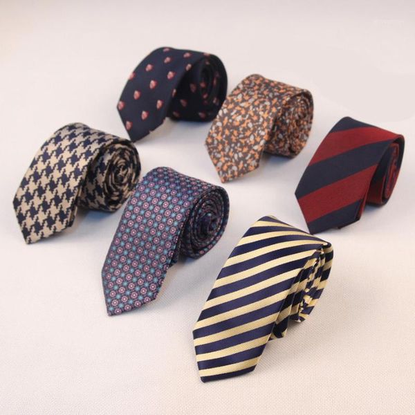 

new 6cm striped neckties tie for mens female skinny bow tie for wedding gentlemen polyester cravat corbatas1, Blue;purple